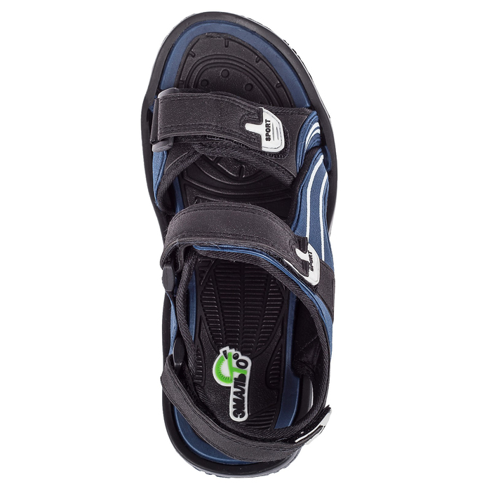 Сандалии мужские арт.9150-40, цвет черно-синий, размер 43