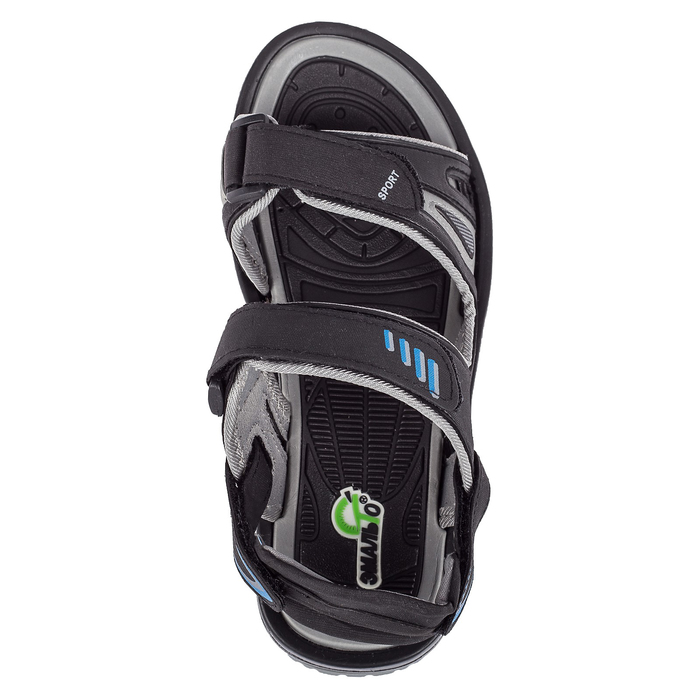 Сандалии мужские арт.9150-63, цвет черно-серый, размер 45