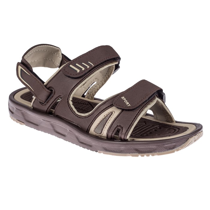 Сандалии мужские арт.9150-63, цвет коричнево-бежевый, размер 45