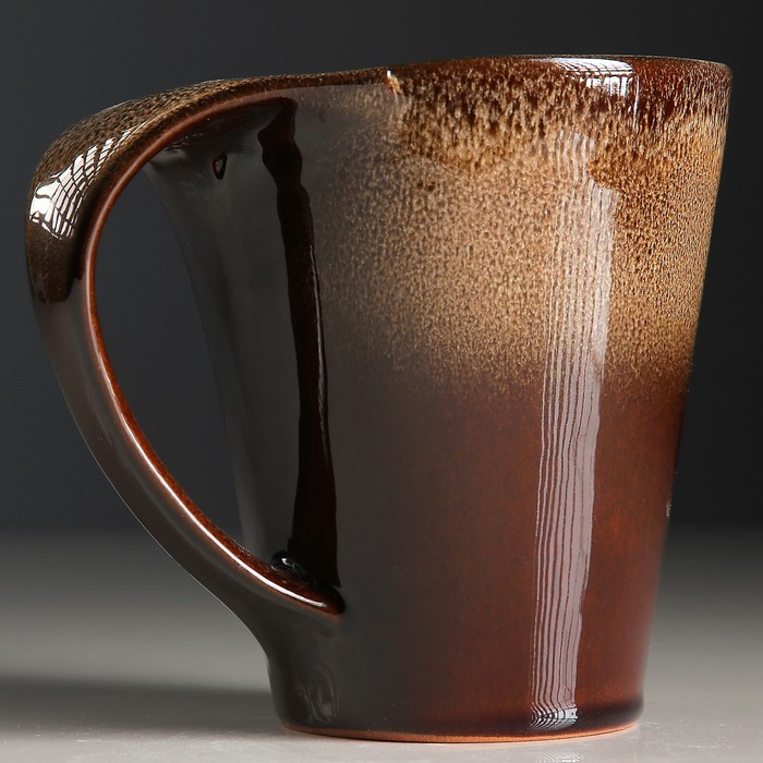 Кружка "Екатеринбург: Татищев и де Геннин" №003-404 коричневая