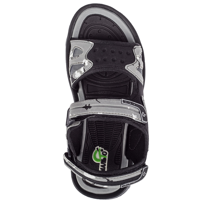 Сандалии мужские арт.9150-85, цвет черно-серый, размер 42