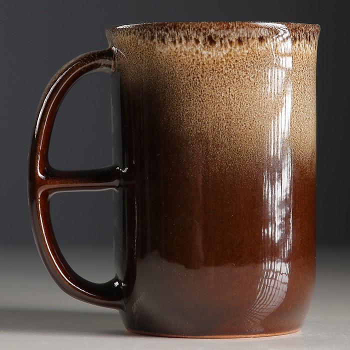 Кружка "Екатеринбург: Дом Севастьянова" №006-405 коричневая