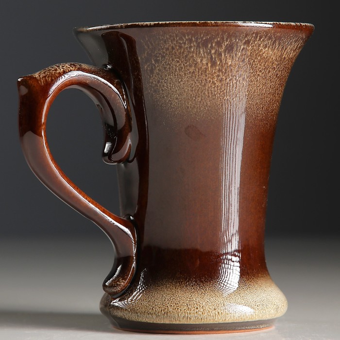 Кружка "Екатеринбург: Татищев и де Геннин" №007-404 коричневая