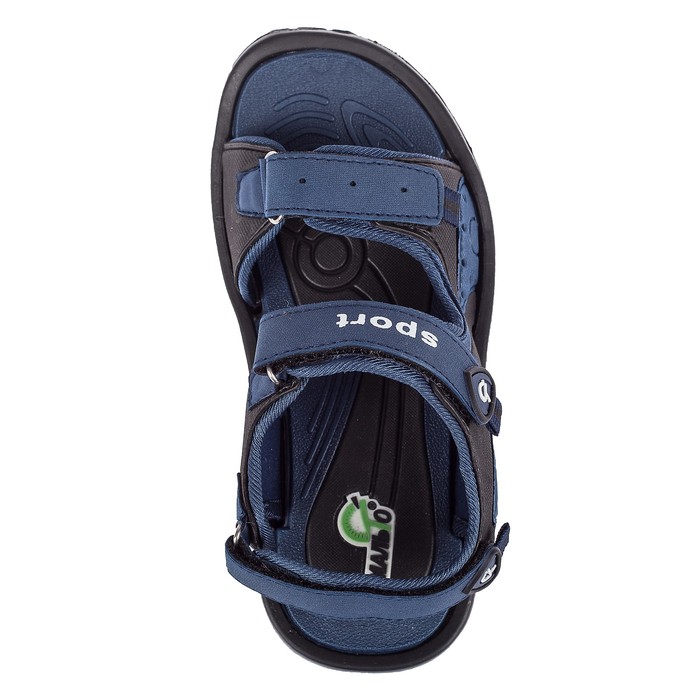 Сандалии подростковые арт.9150А-30, цвет черно-синий, размер 41