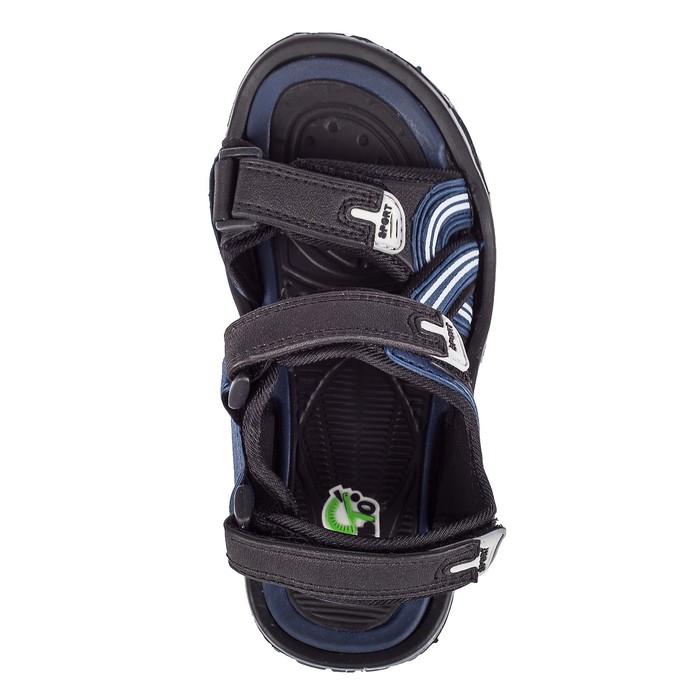 Сандалии подростковые арт.9150А-40, цвет черно-синий, размер 39