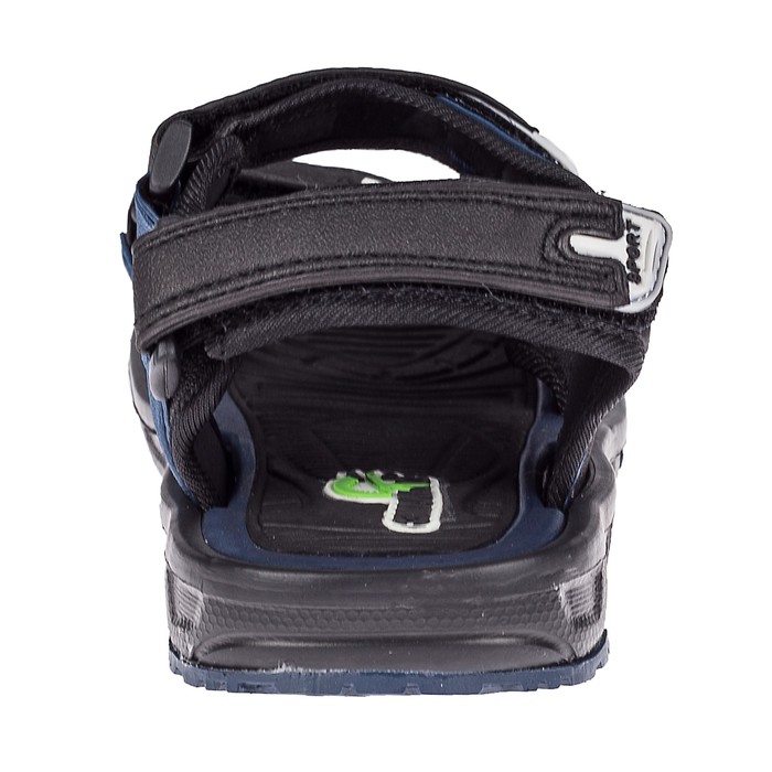 Сандалии подростковые арт.9150А-40, цвет черно-синий, размер 41