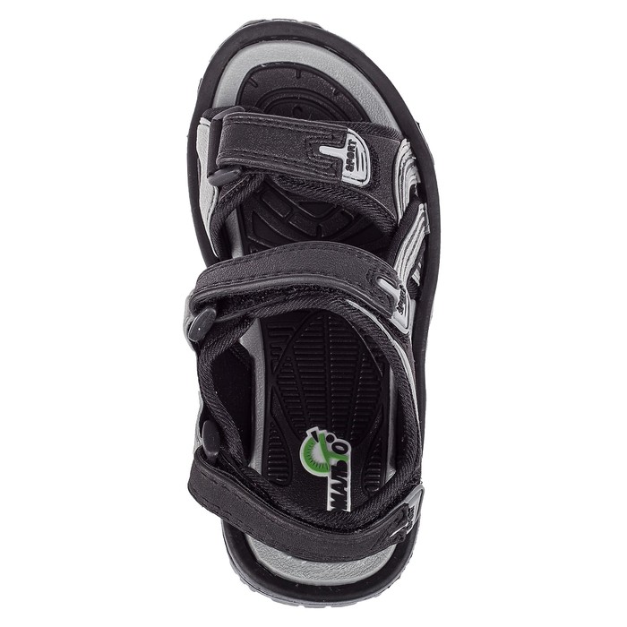 Сандалии подростковые арт.9150А-40, цвет черно-серый, размер 41