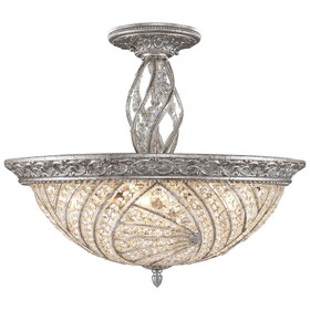 

Люстра FRANCES 6x40Вт E14 серебро 56x56x58,2см