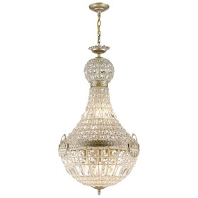 

Люстра BARBARA 10x40Вт E14 серебро 45x45x90,2см