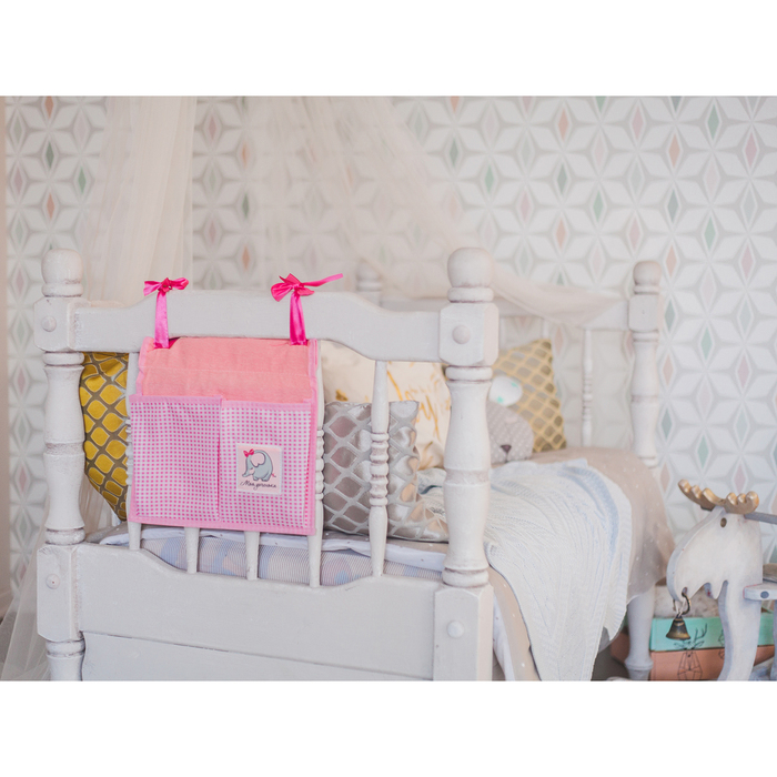 Кармашки на детскую кроватку "Любимая доченька", 2 отделения