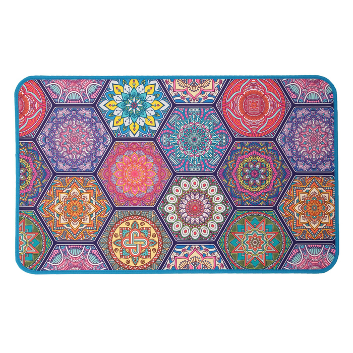 Коврик для ванной "Инди многогранник"