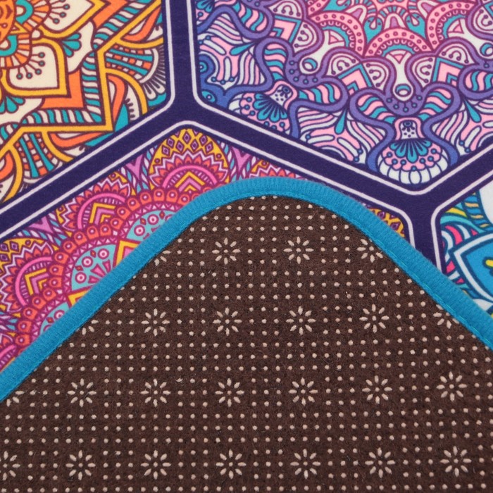 Коврик для ванной "Инди многогранник"