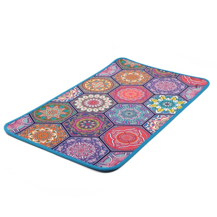 Коврик для ванной "Инди многогранник"