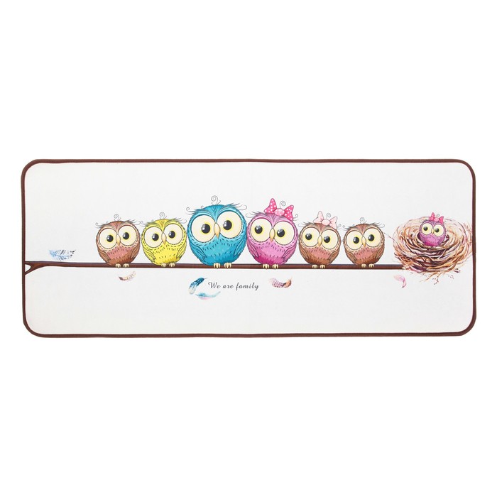 Коврик для ванной "Совушки"