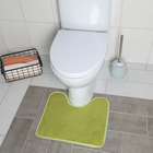 Коврик для туалета 43,5×39 см цвет МИКС - Фото 1
