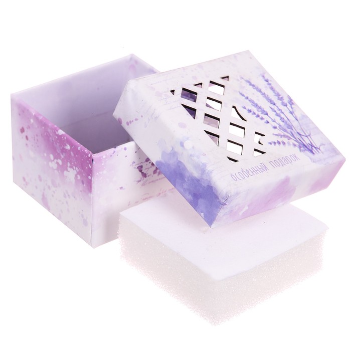 Коробочка под кольцо с лазерной резкой «Особенный подарок», 5 х 5 х 3,5 см