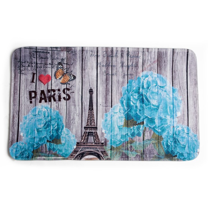 Коврик для ванной "Люблю Париж"