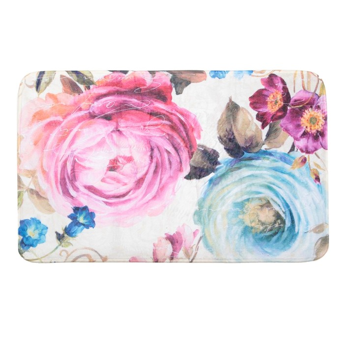 Коврик для ванной "Цветочный"