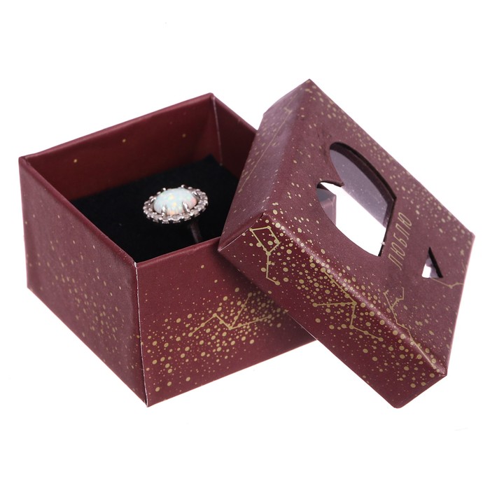 Коробочка под кольцо с лазерной резкой микс «Лучший подарок», 5 х 5 х 3,5 см