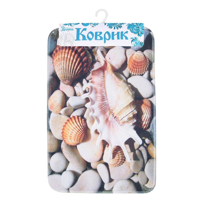 Коврик для ванной "Ракушки"