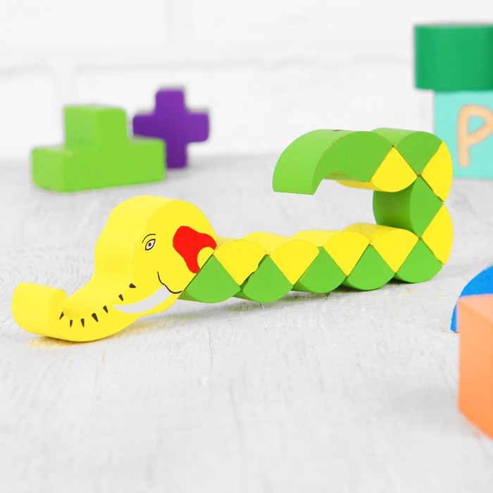 Головоломка-змейка "Слоник", малая