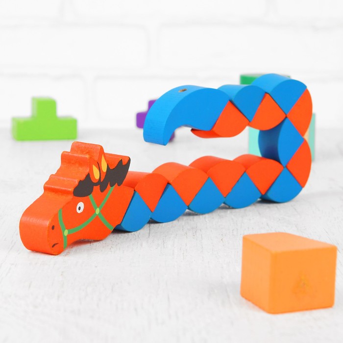 Головоломка-змейка "Лошадка", большая