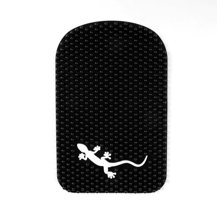 Массажный коврик подлокотника, размер 28х18х1 см, ящерица, черный,