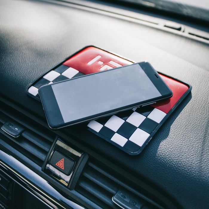 Коврик противоскользящий, шахматная доска