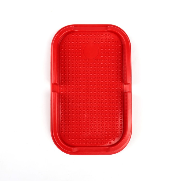 Коврик противоскользящий с держателем, красный