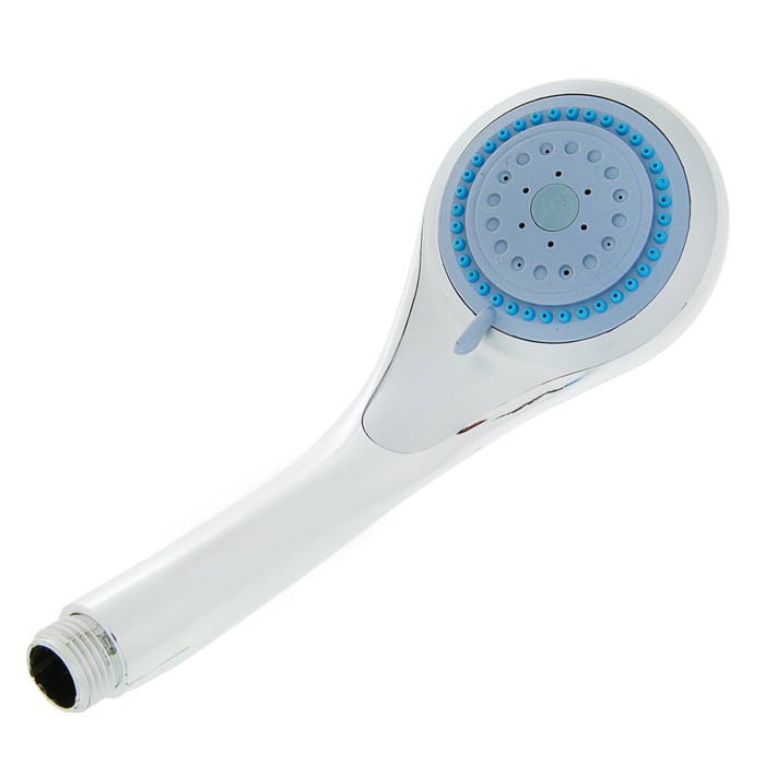 Душевая лейка LD-P-03-001, средняя, 3 режима, пластик, цвет хром