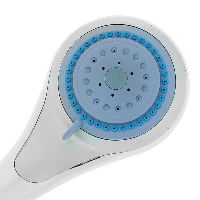 Душевая лейка LD-P-03-001, средняя, 3 режима, пластик, цвет хром