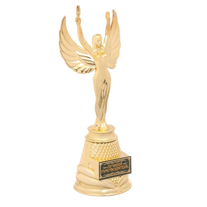 Ника литая в коробке "Лучший руководитель"