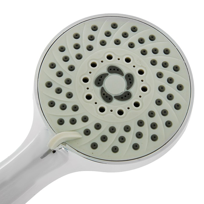 Душевая лейка LD-P-05-003, средняя, 5 режимов, пластик, цвет хром