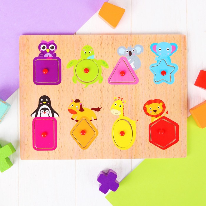 Рамка-вкладыш "Изучаем цвета и формы"