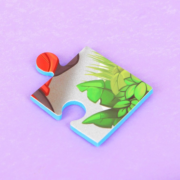 Пазл мягкий "Машинка", 15 х 15 см