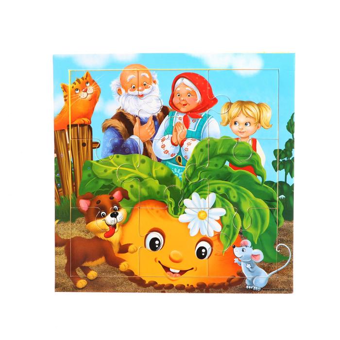 Пазл мягкий "Репка", 15 х 15 см