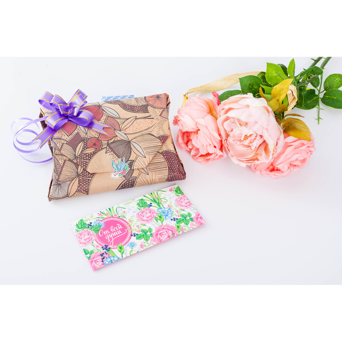 Бант-бабочка №1,8 золотая полоса, фиолетовый