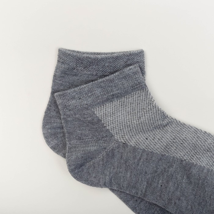 Носки женские укороч. Нжу522-2-538 цвет серый, р-р 23-25 (36-39)