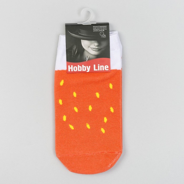 Носки женские укороч. Нжу530-06 Клубничка, р-р 23-25 (36-40)