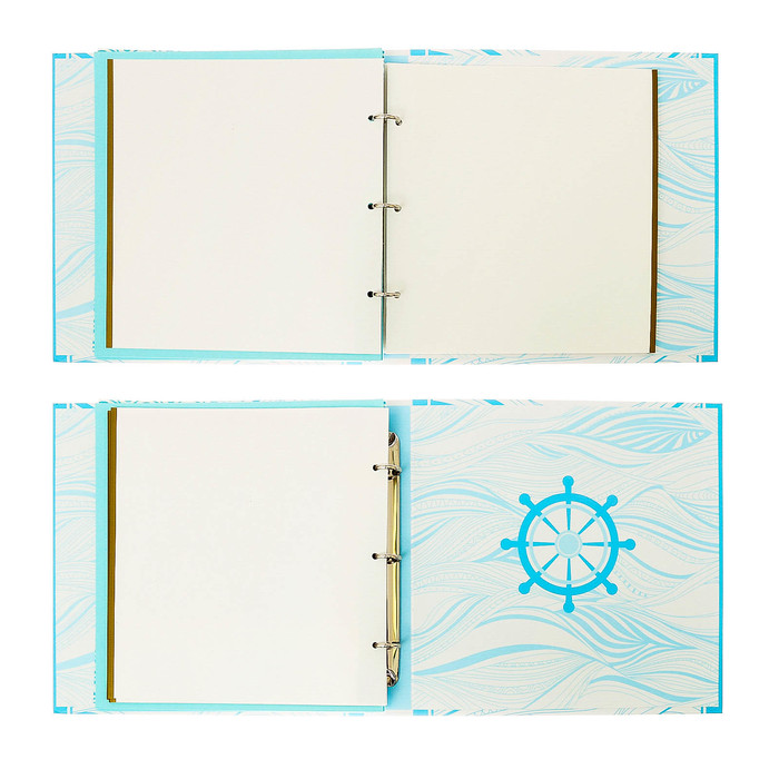 Фотокнига с наклейками "Наше счастье" для мальчика, 26 х 26 см