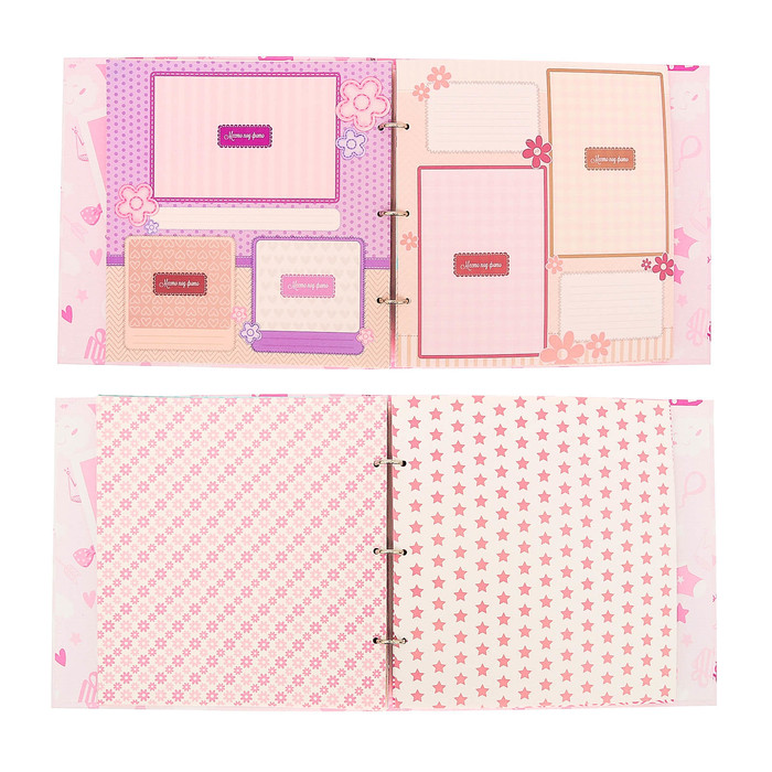 Фотокнига с наклейками "Как растет наша малышка", 26 х 26 см