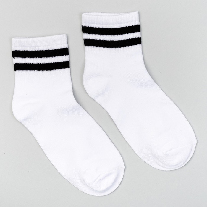 Носки женские Нжу533-9 цвет белый, р-р 23-25 (36-40)