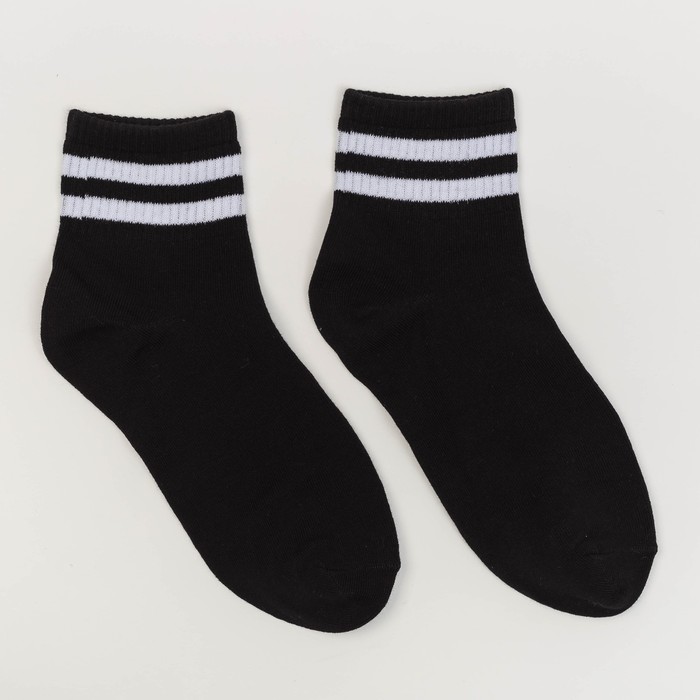 Носки женские Нжу533-9 цвет чёрный, р-р 23-25 (36-40)