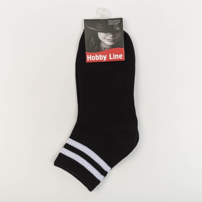 Носки женские Нжу533-9 цвет чёрный, р-р 23-25 (36-40)