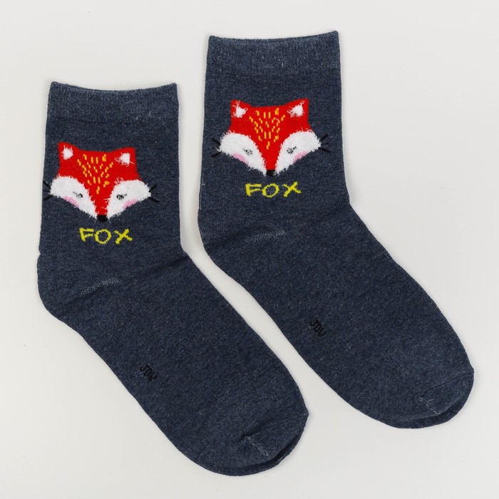 Носки женские "Зверюшки" 3Д, цвет МИКС, размер 23-25 (36-40)