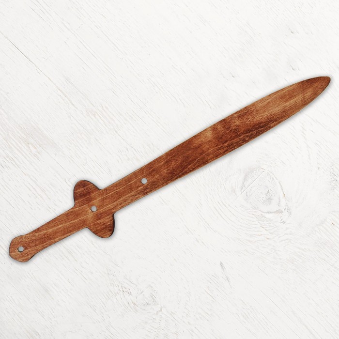 Меч деревянный 40 см, тёмно-коричневый