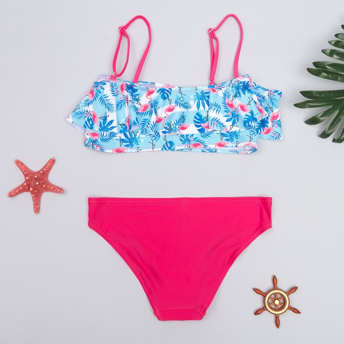 Костюм купальный для девочки ALICE, рост 134-140 см, цвет фуксия