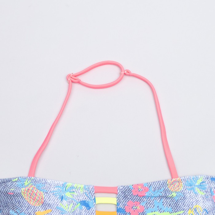 Костюм купальный для девочки INES, рост 158 см, цвет джинс