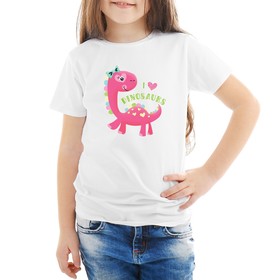 

Термонаклейка для декорирования текстильных изделий детская I love dinosaurs, 14 х 14 см