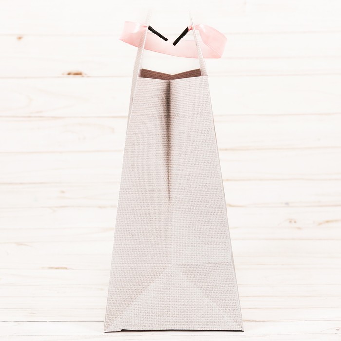 Пакет подарочный «Всего, что пожелает сердце», 19,5 × 25,6 × 11см